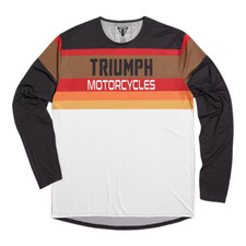 SALE Genuine Triumph Intrepid Stripe Enduro Jersey Brand New with Tags