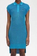 FRED PERRY KNITTED SHIRT DRESS