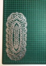 XL 4pcs Ornate Slimline Longline Ovals Die Set - Largest Die 23.5 X 9.9cm