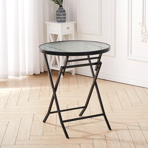 Outdoor folding round glass - outdoor,