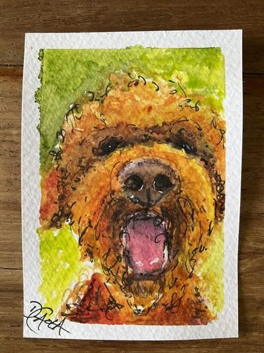 Watercolor aceo painting - aceo,