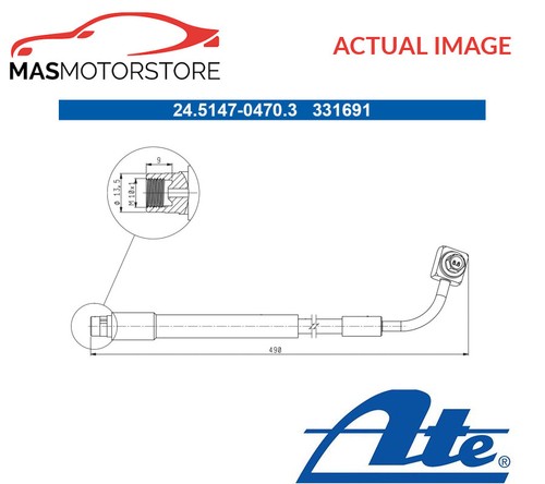Brake hose line - hose,