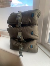 3 x Aqua Padded Reel Pouches - Carp, Pike, Fishing Luggage Tackle