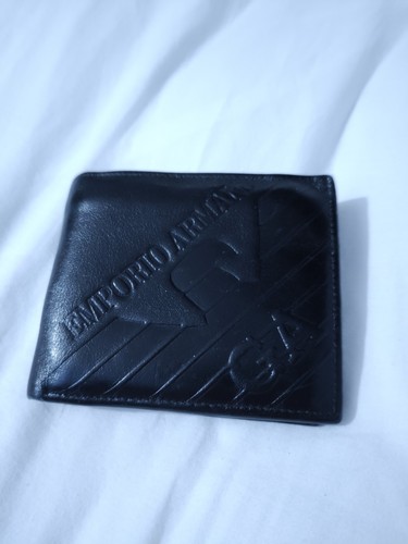 Emporio armani black leather - armani,