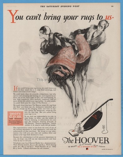 1929 hoover electric - 1929, sweeper