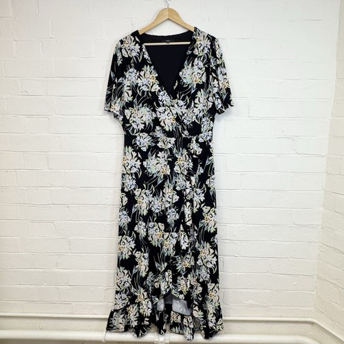 Joanna hope black floral midi - joanna,