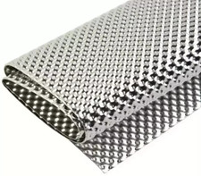 Motorsport Embossed Aluminium Heat Shield Material 300mm x 500mm Sheet Rally UK