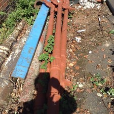 Antique Cast Iron Lampost  One Only. With Options