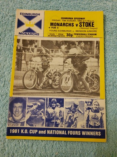 Edinburgh speedway 1982 - speedway,