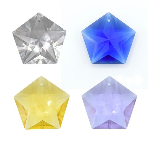 Pentagon star faceted - x,