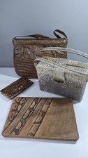 Vintage Leather animal snake Handbags Purse  1940's/50's  JOB Lot 4