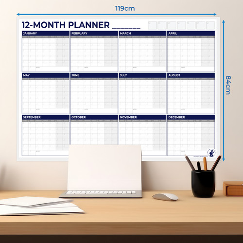 Undated wall planner - xl,