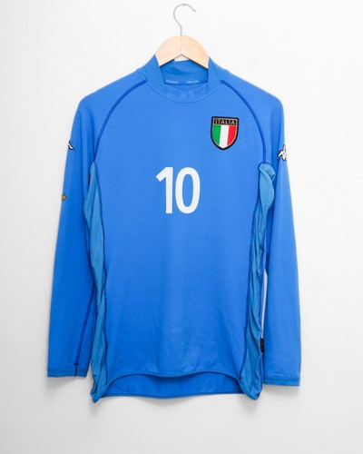 Italy 2002 home shirt 10 - italy, #10