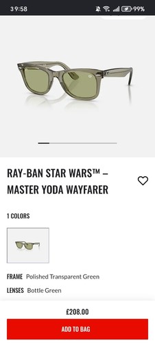 Ray ban star wars master - star, tm
