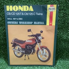 Honda CB/CD 125T & CM 125 C Twins, Haynes Workshop Manual For 1977-1983 Models