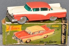 Schuco 1045 Micro-Racer Ford Custom Red/White Original 1950s Original Packaging