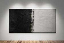 XXL Rothko Style Black & White