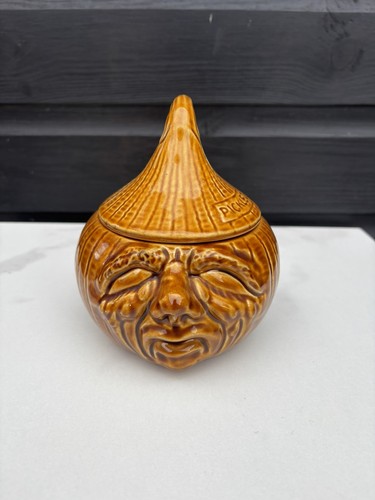 Vintage brown glaze pickled - vintage,