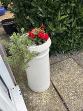 2 X Vintage  Chimney Pots & Plant Liners/Pots