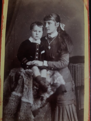 Cdv boy rug pretty - boy, on