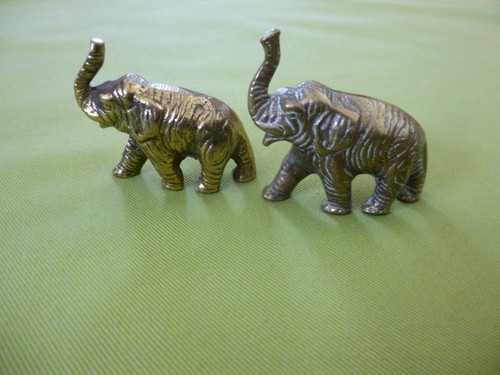 Brass elephant ornaments - brass,