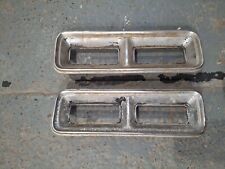 Vintage Chevy Camaro Tail Light bezels 1968 Original Parts Left & Right