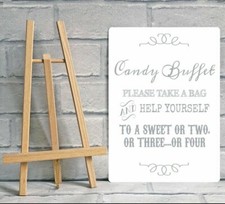 A4 Candy Buffet Sweet Cart Jar