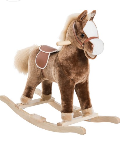Kids rocking horse wooden - kids,