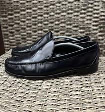 Allen Edmonds Preston Loafers Black Patent Leather Slip On Dress Shoes Sz 11D 