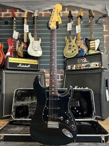 Fender stratocaster black - black, 1979