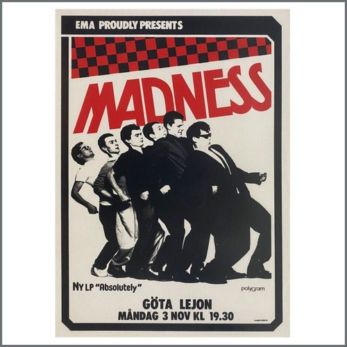 Madness 1980 concert - 1980, poster
