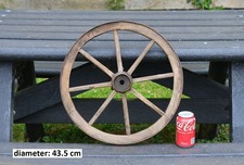 Vintage old wooden cart wagon