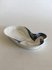 Bing & Grondahl Art Nouveau Peacock Dish by Ingeborg Skrydstrup No 1031