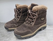 Sorel Brown Suede Boots Lace