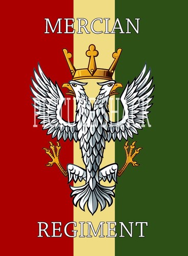 Mercian regiment cap badge - mercian,