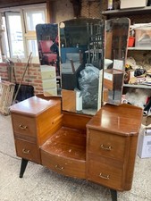 Teak Veneer Dressing Table