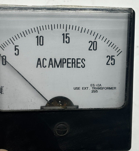 Ammeter panel meter 12g382 - ac,