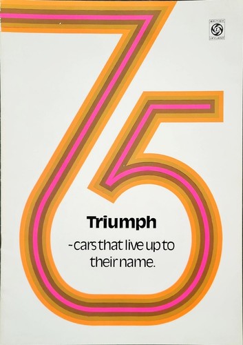 Triumph cars brochure 1975 - triumph,