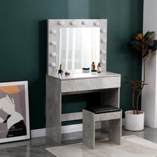 Dressing Table with LED Mirror
