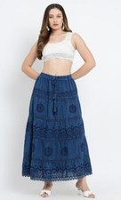 Cotton Lined Skirt Maxi