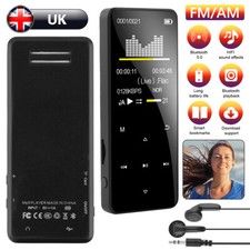 1.8" IPS Touch MP3 Player Bluetooth 5.0 Hi-Fi 4GB 128GB Expandable FM Recorder