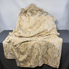 Vintage Gold Damask Curtains