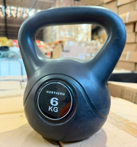 Vinyl kettlebell 6kg used - 6kg,