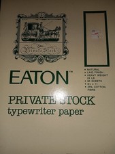 Eaton Private Stock Typewriter