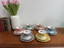 Vintage Set Of 6 Colclough