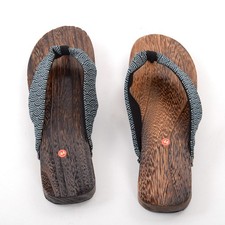 Men's Japanese Seawave Flip Wooden Flops Thong Sandals Slippers Shoes NEW