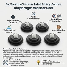 For siamp cistern - for, inlet