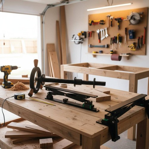 Woodworking leg vise - woodworking,