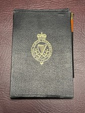 Royal Ulster Constabulary Field Notebook with Pencil & Game Seasons Sheet