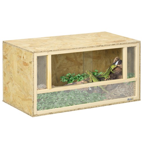 Pawhut 80cm reptile terrarium - 80cm,